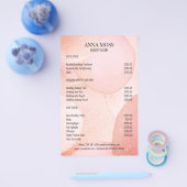 Moderner Gold Glitzer Flyer (Einzeln)