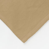 Moderner Gold Monogram Familienurlaub Fleecedecke (Ecke)