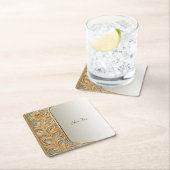 Moderner Gold Verziert Paper Untersetzer (Vor Ort)