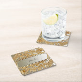 Moderner Gold Verziert Paper Untersetzer (Vor Ort)