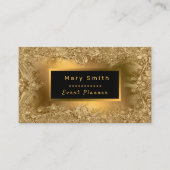 Moderner Golddiamant fügt Ihren Text hinzu Visitenkarte (Vorderseite)