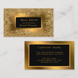 Moderner Golddiamant fügt Ihren Text hinzu Visitenkarte