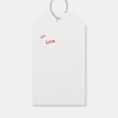 Moderner Golden Retriever einfacher Hundefreund We Geschenkanhänger (Rückseite)