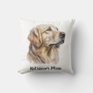 Moderner Golden Retriever Pet Hund Personalisiert Kissen