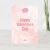 Moderner Goldener Regenbogen Romantische Valentine (Rückseite)