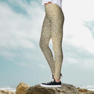 Moderner Goldfarbverlauf funkelnd glänzend glitzer Leggings