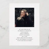 Moderner Goldfilm 2 Foto Abschluss Ankündigung (Rückseite)