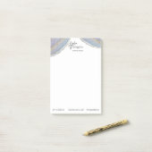 Moderner Goldlavendel Geode Achat - Posten-it® Post-it Klebezettel (Auf Schreibtisch)