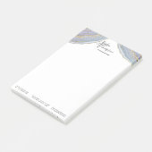 Moderner Goldlavendel Geode Achat - Posten-it® Post-it Klebezettel (angewinkelt)