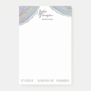 Moderner Goldlavendel Geode Achat - Posten-it® Post-it Klebezettel