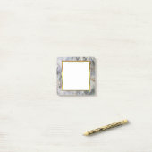 Moderner Goldrahmen aus schwarzgrauem Marmor Post-it Klebezettel (Auf Schreibtisch)