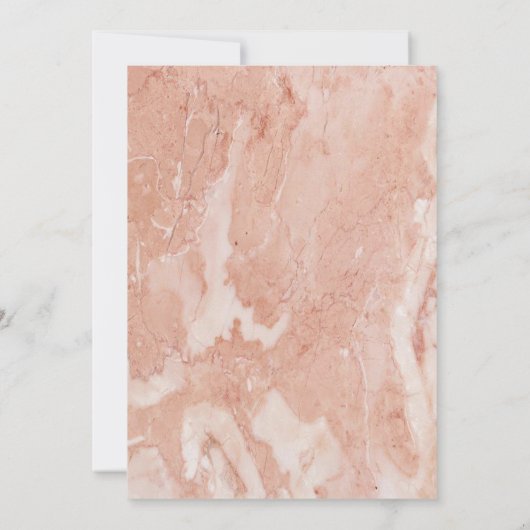 Moderner Goldrahmen Elfenbeinfarbener Blumenbachel Einladung (Rückseite)