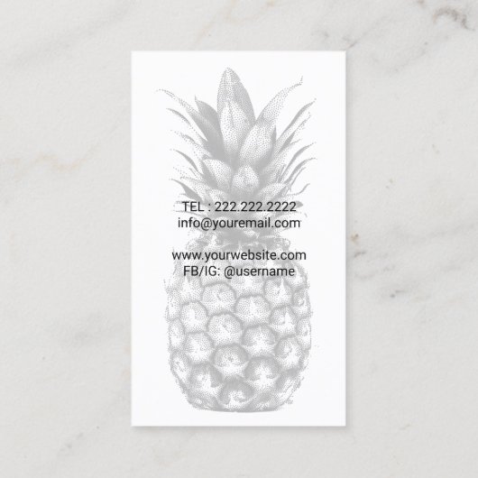 Moderner Goldrausch Visitenkarte (Rückseite)