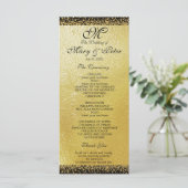 Moderner Goldrevier und Confetti Programm (Stehend Vorderseite)