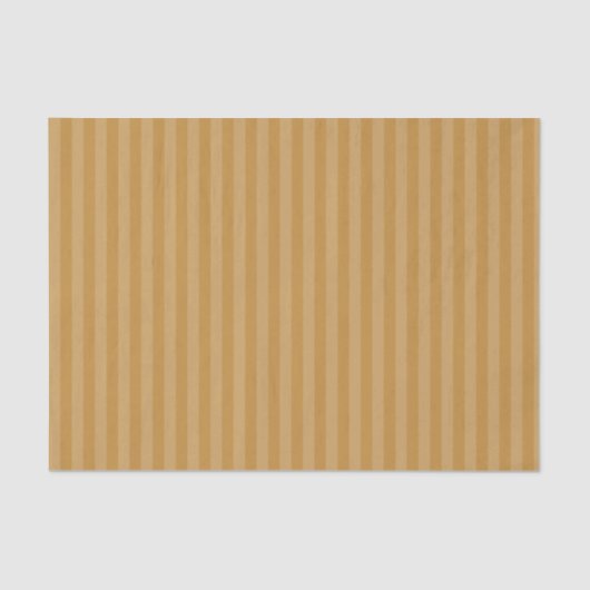 Moderner Goldton Strip Weihnachtsfeiertag Seidenpapier (Vorderseite)