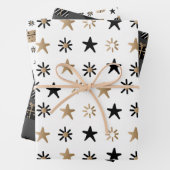 moderner Goldurlaub Geschenkpapier Set (Beispiel)