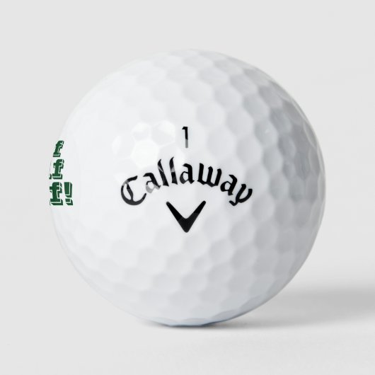 Moderner Golf Lover Golfball (Logo)
