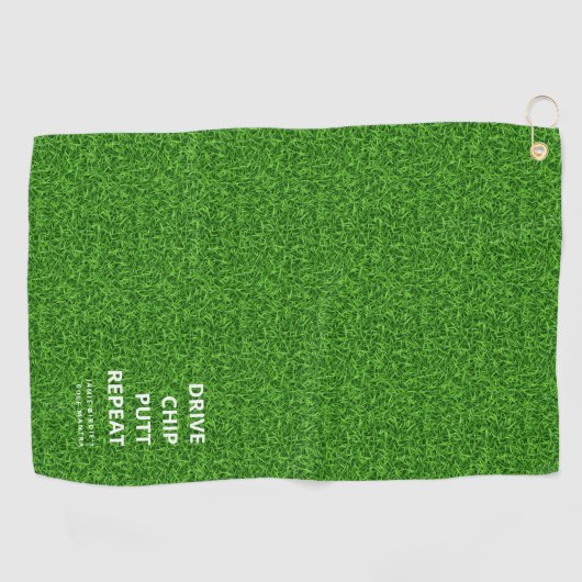 MODERNER GOLF VATER VATER'S DAY DRIVE CHIP PUTT GR GOLFHANDTUCH (Horizontal)