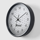 Moderner Golfball Golfer Golfspielen Uhr (Winkel)