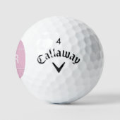 Moderner Golfer einfach Mit Monogramm für ihr schi Golfball (Logo)