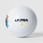 Moderner Golfer kreieren Ihr eigenes Personalisier Golfball (Logo)