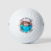 Moderner Golfer kreieren Ihr eigenes Personalisier Golfball (Vorderseite)