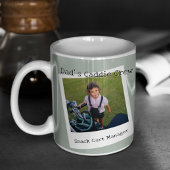 Moderner Golfer-Vater 3 Foto-Collage mit benutzerd Kaffeetasse