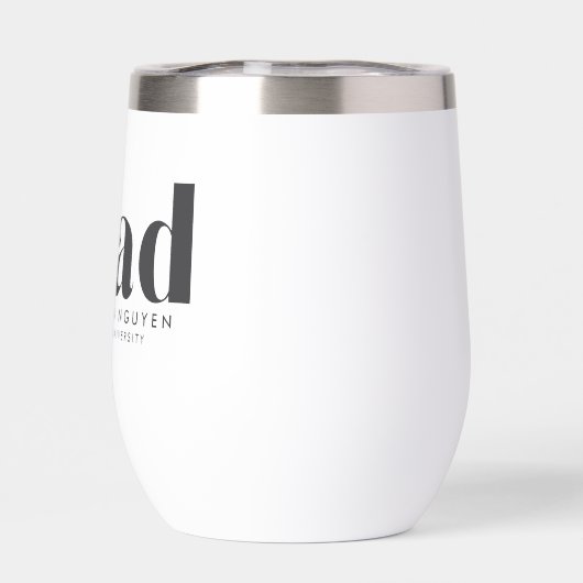 Moderner Grad | Abschluss Jahr und Name (Rückseite)