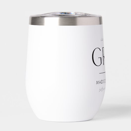 Moderner Grad Black-Abschluss (Vorderseite)