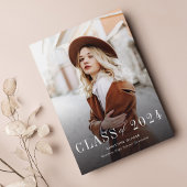 Moderner Grad Foto Abschluss Ankündigung