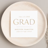 Moderner Grad Gold Abschluss Serviette