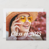 Moderner Grad | Gruppe 2025 Foto Graduation Party Einladung (Vorderseite)