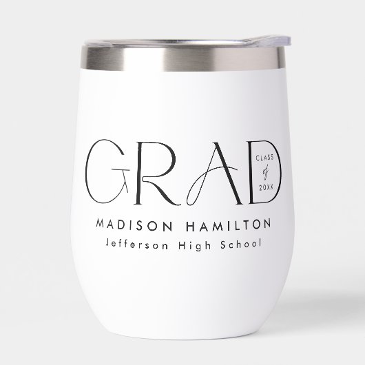 Moderner Grad-Typografie-Abschluss (Links)