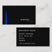 Moderner Gradient-Doppelstrich Professional Visitenkarte (Vorne/Hinten)