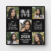 Moderner Graduate 5 - Abschluss für FotoCollage Fotoplatte (Vorderseite)