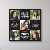 Moderner Graduate 5 - Abschluss für FotoCollage Leinwanddruck (Vorderseite)