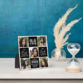 Moderner Graduate 5 Foto Collage Black Abschluss Fotoplatte (InSitu)