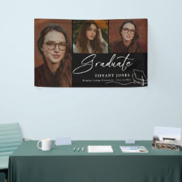 Moderner Graduate Foto Abschluss Banner