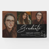 Moderner Graduate Foto Abschluss Banner (Horizontal)