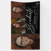 Moderner Graduate Foto Abschluss Banner (Vertikal)