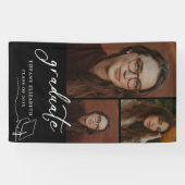 Moderner Graduate Foto Abschluss Banner (Horizontal)
