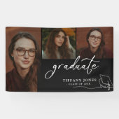 Moderner Graduate Foto Abschluss Banner (Horizontal)