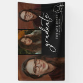Moderner Graduate Foto Abschluss Banner (Vertikal)