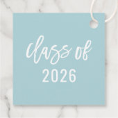 Moderner Graduate Personalisiert Foto Abschluss Geschenkanhänger (Rückseite)