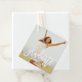 Moderner Graduate Personalisiert Foto Abschluss Geschenkanhänger (Beispiel)