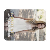 Moderner Graduate Voll Foto Abschluss Magnet (Horizontal)