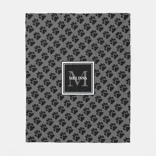 Moderner grauer fleecedecke (Vorderseite)