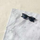 Moderner grauer Marmorstein Strandtuch (Beispiel)