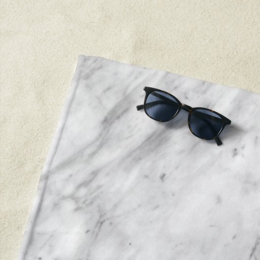 Moderner grauer Marmorstein Strandtuch (Beispiel)