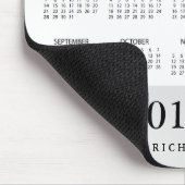 Moderner Graustreifen 2017 Kalender und Foto Mousepad (Ecke)